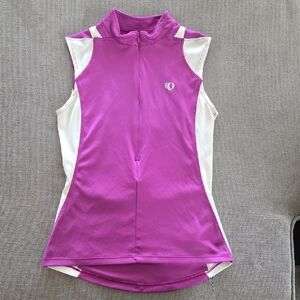 Pearl Izumi Women's Purple and White Cycling Tank Top
